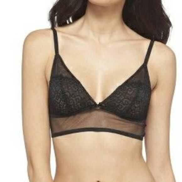 Bella Bloom | Delicate Sheer Lace Mesh Bralette - Picture 4 of 7